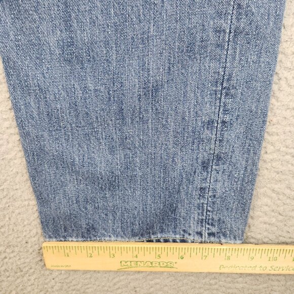 Polo Ralph Lauren Jeans 34x30 Blue Y2K Relaxed 867 Baggy Straight Classic Denim - Picture 5 of 9